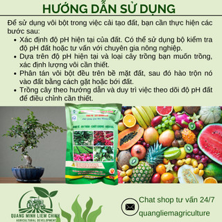 Tinh vôi 98 - Siêu sát khuẩn tăng PH sát khuẩn cao, sát khuẩn đất đai trong nông nghiệp (Túi 1kg)
