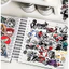 Set 100 Sticker Xe máy phong cách Retro Chống Nước Dán Laptop Vali Mũ Bảo Hiểm Sổ Tay