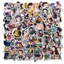 Set 60 Sticker Nhân vật Anime demon slayer thanh gươm diệt quỷ siêu đẹp Chống Nước Dán Laptop Vali Mũ Bảo Hiểm Sổ Tay