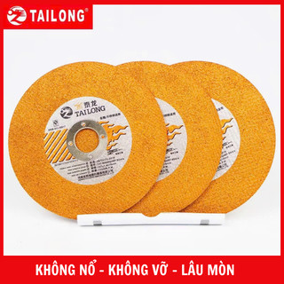 (Hộp 50 viên) Đá cắt inox TaiLong chuyên cắt sắt, inox 107x1.4x16mm