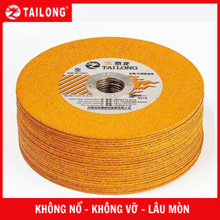 (Hộp 50 viên) Đá cắt inox TaiLong chuyên cắt sắt, inox 107x1.4x16mm