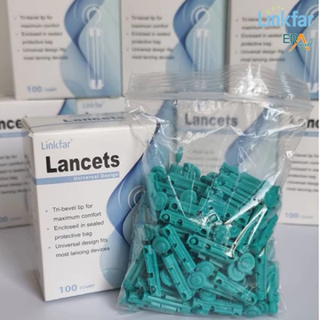 ✅HỘP 100 Kim lấy máu kim chích máu đầu tròn máy đo đường huyết thử tiểu đường KIM LẤY CHÍCH MÁU 4 CẠNH ĐẦU TRÒN