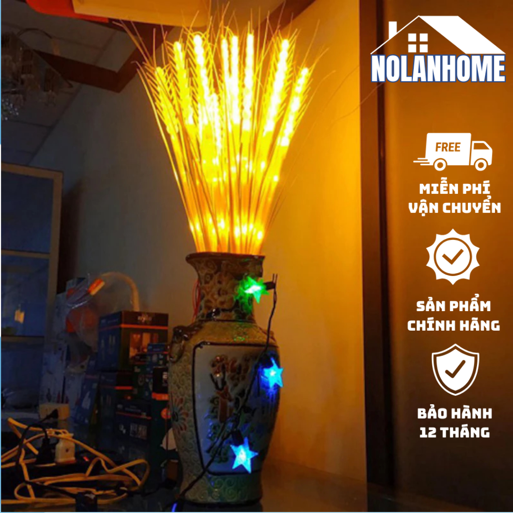 Đèn Led Bông Lúa Ánh Sáng Vàng Decor Phòng Khách,Trang Trí Ban Thờ. Đèn ...