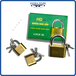 Ổ Khóa Việt nhật HD siêu bền - chất liệu thép không gỉ, Ổ khóa cửa bấm tri vàng, cực kỳ chắc chắn đủ cỡ - Panka Store.
