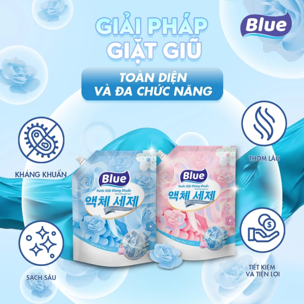 Nước giặt Blue kháng khuẩn