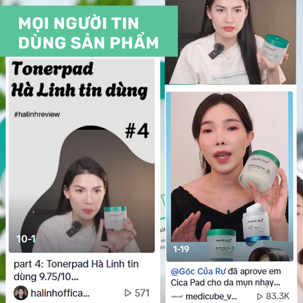 Ảnh Toner Pad Dịu Da Nhạy Cảm Medicube Super Cica Pad (Vegan) 150g/70 miếng 2