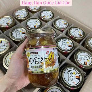 MẬT ONG SÂM HÀN QUỐC LỌ 580gram