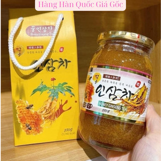 MẬT ONG SÂM HÀN QUỐC LỌ 580gram