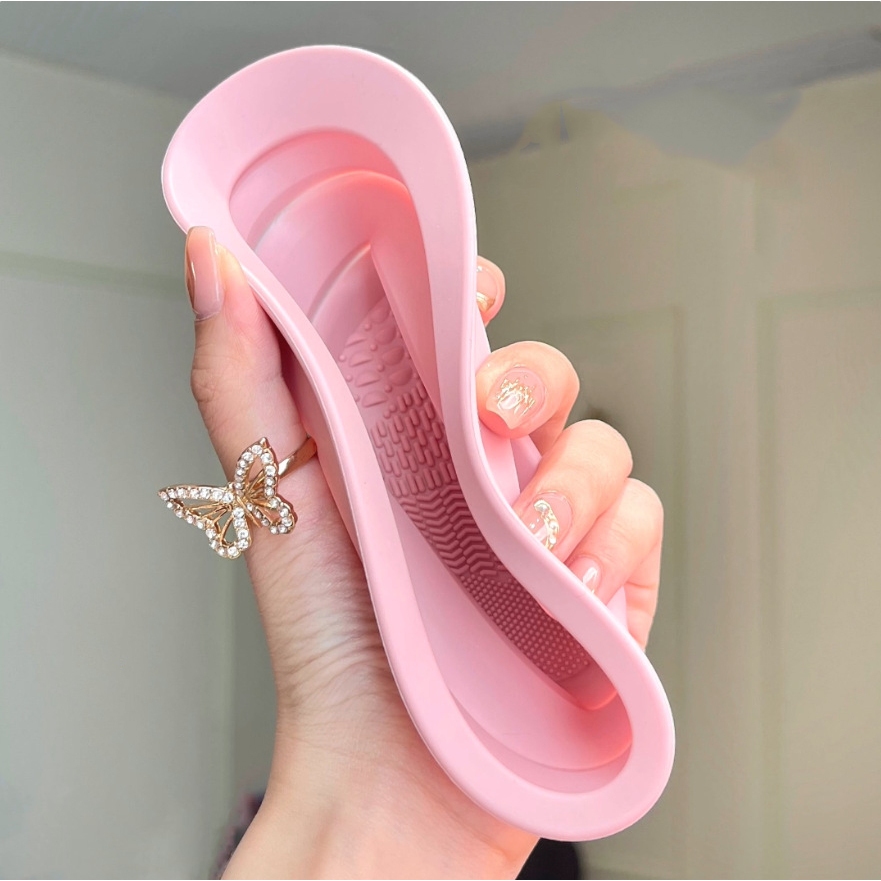 GECOMO Bộ rửa cọ và mút trang điểm 3 món tiện lợi | NHÍM HOUSE