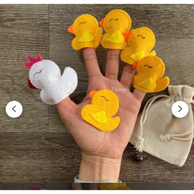 [Hàng handmade] Rối ngón tay mô phỏng bài hát “Five Little Duck ...