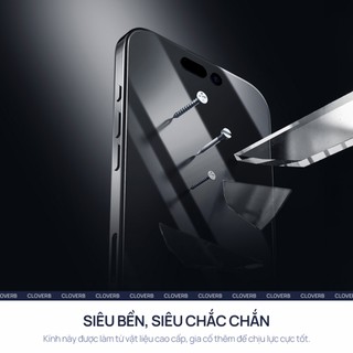 Kính Cường Lực Trong Suốt cho iPhone 17 Pro Max Nillkin CP+PRO Có Khung Tự Dán Cảm Ứng Mượt