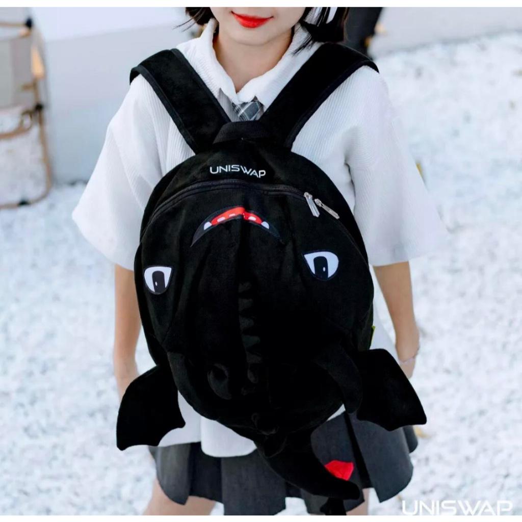 Balo Rồng và Balo Khủng Long nhiều màu sắc, Vải Nhung Mịn, Đựng vừa nón fullface, laptop, sách vở đi học - Đeo Vai