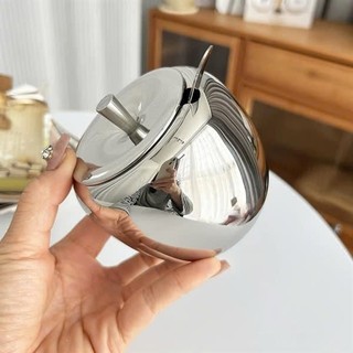 Hũ gia vị inox 316NDT cao cấp Oyatton [22]  Hình quả táo decor bếp đẹp