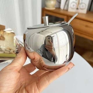 Hũ gia vị inox 316NDT cao cấp Oyatton [22]  Hình quả táo decor bếp đẹp
