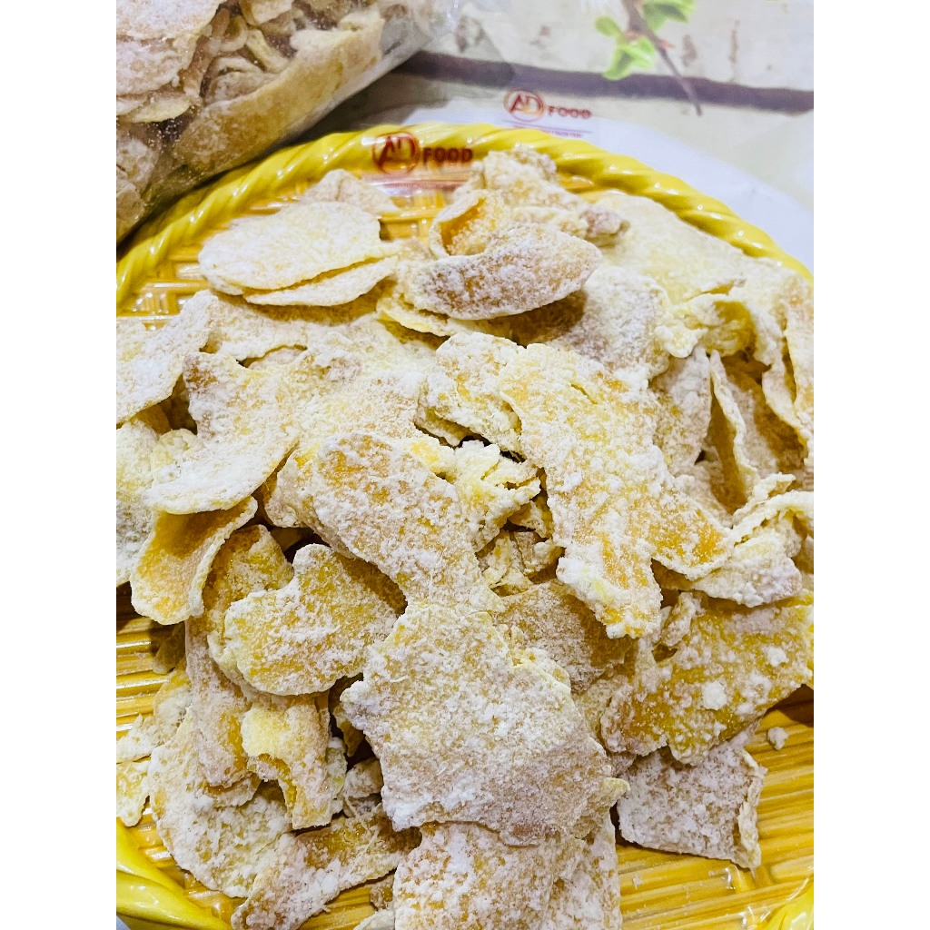 1kg mứt gừng Huế (mỏng) hương vị gừng tự nhiên thơm ngon