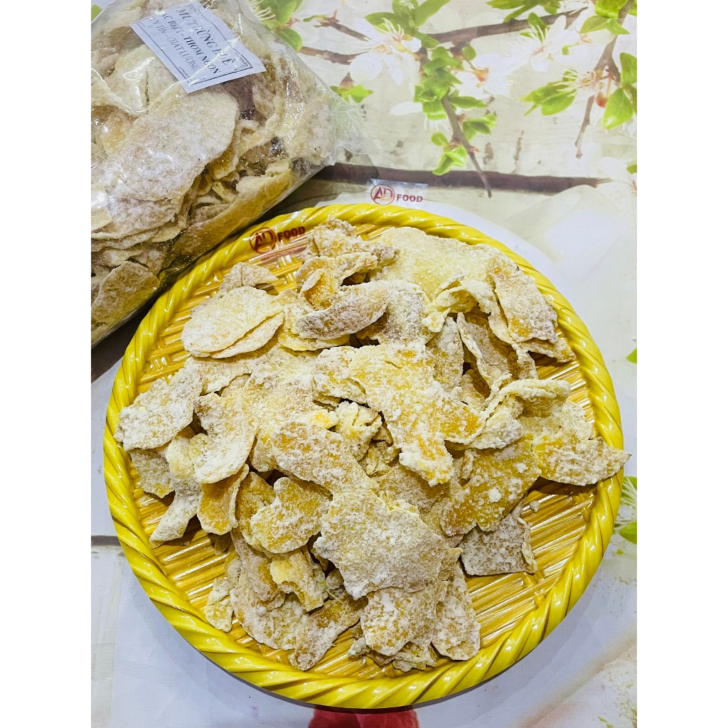 1kg mứt gừng Huế (mỏng) hương vị gừng tự nhiên thơm ngon