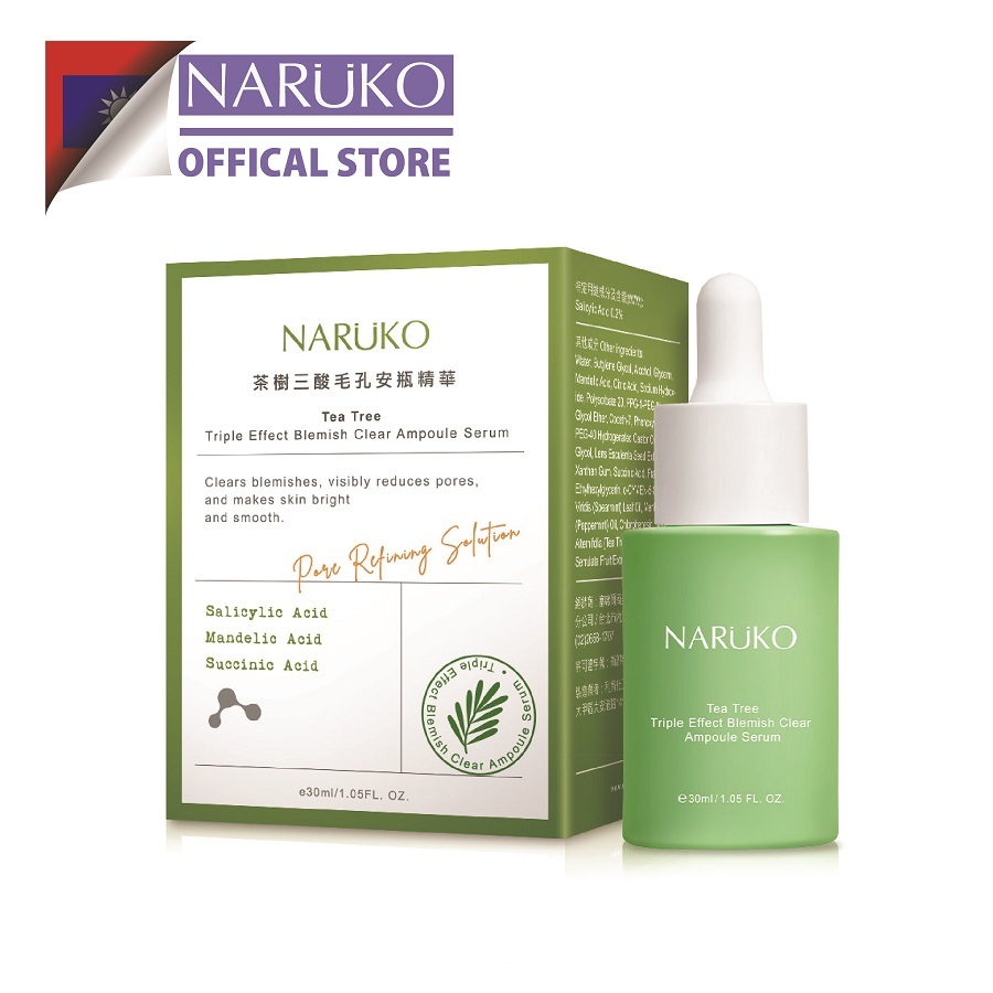 Ảnh Naruko – Trà tràm – Tinh chất serum 3 tác động – Tea Tree Triple Effect Blemish Clear Ampoule Serum 30ml 1