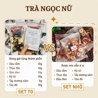 Trà ngọc nữ 30 set bổ huyết điều kinh, giảm sạm nám tàn nhang, nuôi dưỡng tử cung, da hồng nhuận sắc