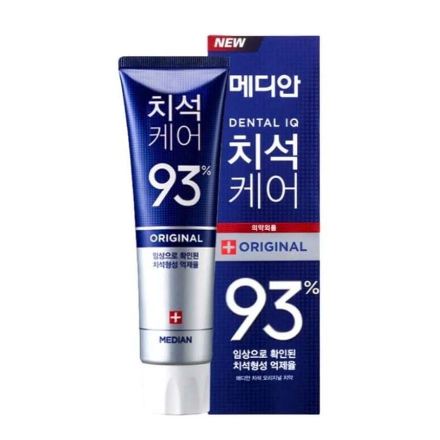 Kem đánh răng Median IQ 93% Tartar Toothpaste Original 120g ( màu xanh) Bảo Vệ Răng Miệng
