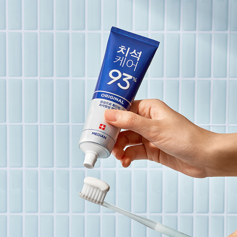 Kem đánh răng Median IQ 93% Tartar Toothpaste Original 120g ( màu xanh) Bảo Vệ Răng Miệng