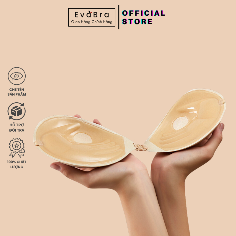 (Hoả Tốc 4H) Miếng Dán Ngực EVA NIPPLES Cài Trước Siêu Nâng Ngực Siêu Dính Bàn Tay Hở Lưng  D0127