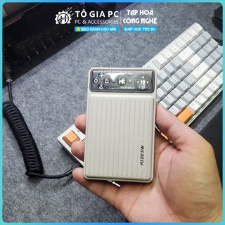 Pin Dự Phòng Wekome WP-25 10.000mAh – Sạc Nhanh 22.5W, Thiết Kế Vintage Độc Đáo, Thiết Kế Retro Phong Cách Game Console