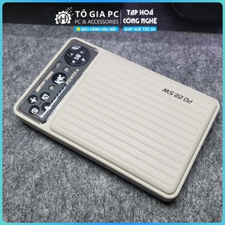 Pin Dự Phòng Wekome WP-25 10.000mAh – Sạc Nhanh 22.5W, Thiết Kế Vintage Độc Đáo, Thiết Kế Retro Phong Cách Game Console