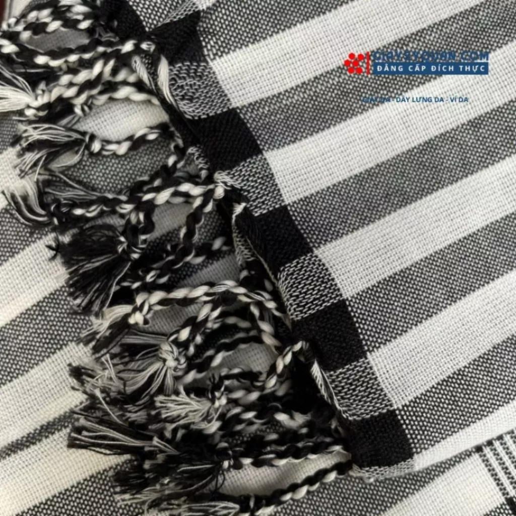 Khăn Rằn Cao Cấp Chất Liệu 100% Cotton Mềm Mại