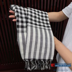 Khăn Rằn Cao Cấp Chất Liệu 100% Cotton Mềm Mại