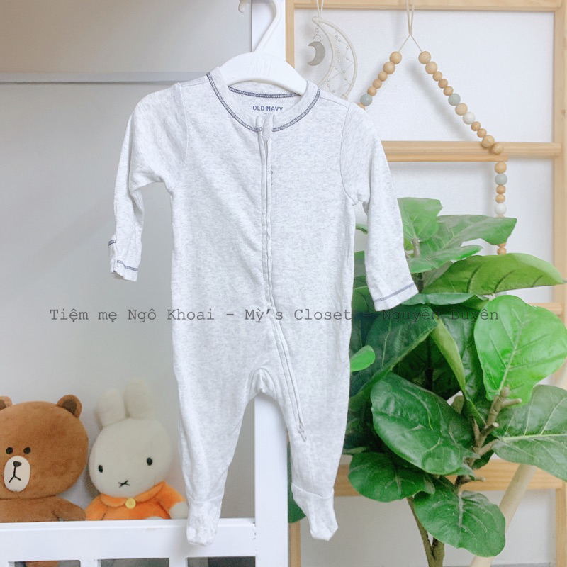 [MD143] 6-9M OLD N@vy Body Sleep suit dài tay liền tất  xuất xịn cho bé yêu