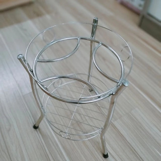 Chân kệ Inox để bình nước 20L hoặc nồi cơm điện loại tròn