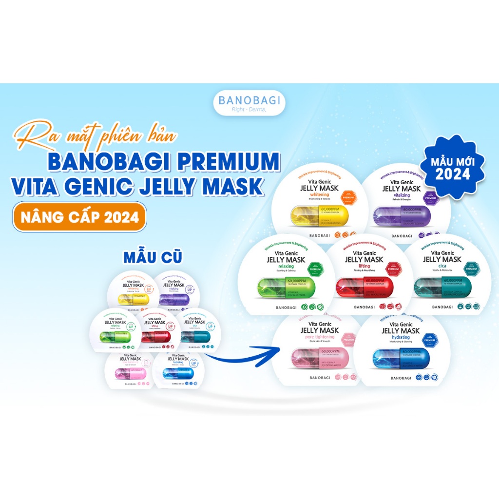 Ảnh Mặt Nạ BANOBAGI Vita Genic Mask 30g ( 1 Hộp / 10 miếng) 2