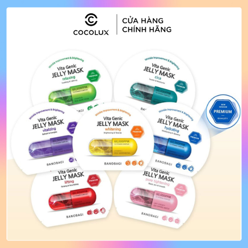 Ảnh Mặt Nạ BANOBAGI Vita Genic Mask 30g ( 1 Hộp / 10 miếng) 1