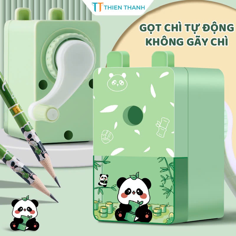 Gọt Bút Chì Tự Động, Máy Gọt Bút Chì Quay Tay Hoạt Hình Độc Lạ Cute Sắc Bén Tiện Lợi