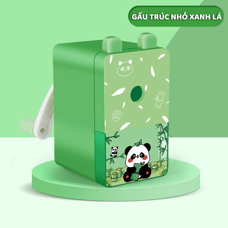 Gọt Bút Chì Tự Động, Máy Gọt Bút Chì Quay Tay Hoạt Hình Độc Lạ Cute Sắc Bén Tiện Lợi