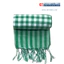 Khăn Rằn Nam Bộ Loại Tốt, Màu Xanh Lá - Trắng Khổ Lớn 160X60 cm