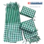 Khăn Rằn Nam Bộ Loại Tốt, Màu Xanh Lá - Trắng Khổ Lớn 160X60 cm