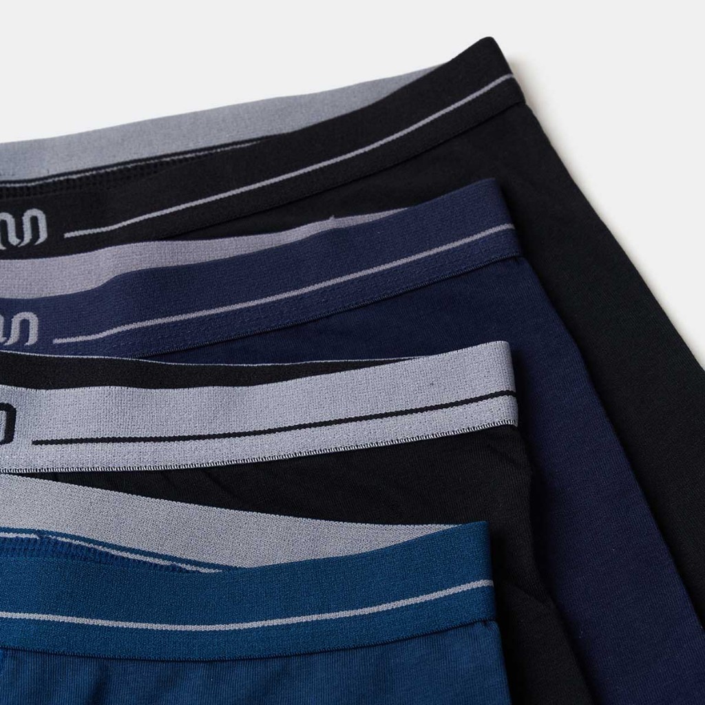 Quần lót nam Boxer INSIDEMEN vải cotton mềm mại thoáng khí co giãn 4 chiều IBX007EDP02