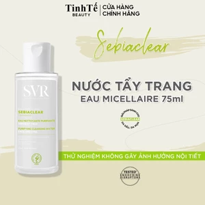 Nước làm sạch da tẩy trang và giúp loại bỏ dầu cho da SVR Sebiaclear Eau Micellaire 75ml