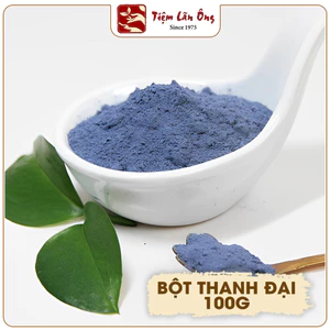 Bột thanh đại 100g, bột chàm nguyên chất, thanh đại bắc loại 1 - Tiệm Lãn Ông