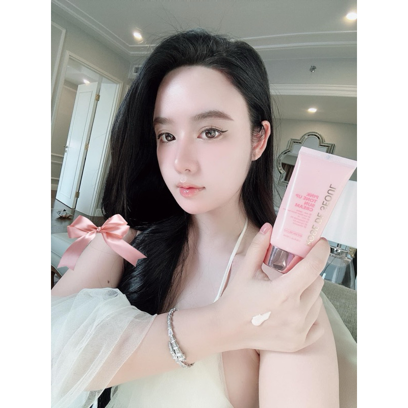 Kem chống nắng rose de seoul pink tone up sun cream 50ml hạn 2028 5 IS475