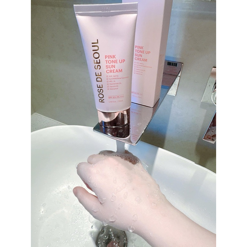 Kem chống nắng rose de seoul pink tone up sun cream 50ml – hạn 2028 Hàn Quốc  IS334