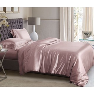 🧧LỤA SILK🧧 Chăn Ga Gối Phi Lụa Mã Hồng Nude Xinh Yêu - Hàng Loại 1 Mềm Mát - Chăn Ga Sỉ