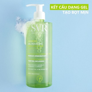 Gel rửa mặt không có xà phòng SVR SEBIACLEAR GEL MOUSSANT dạng túi 400ml