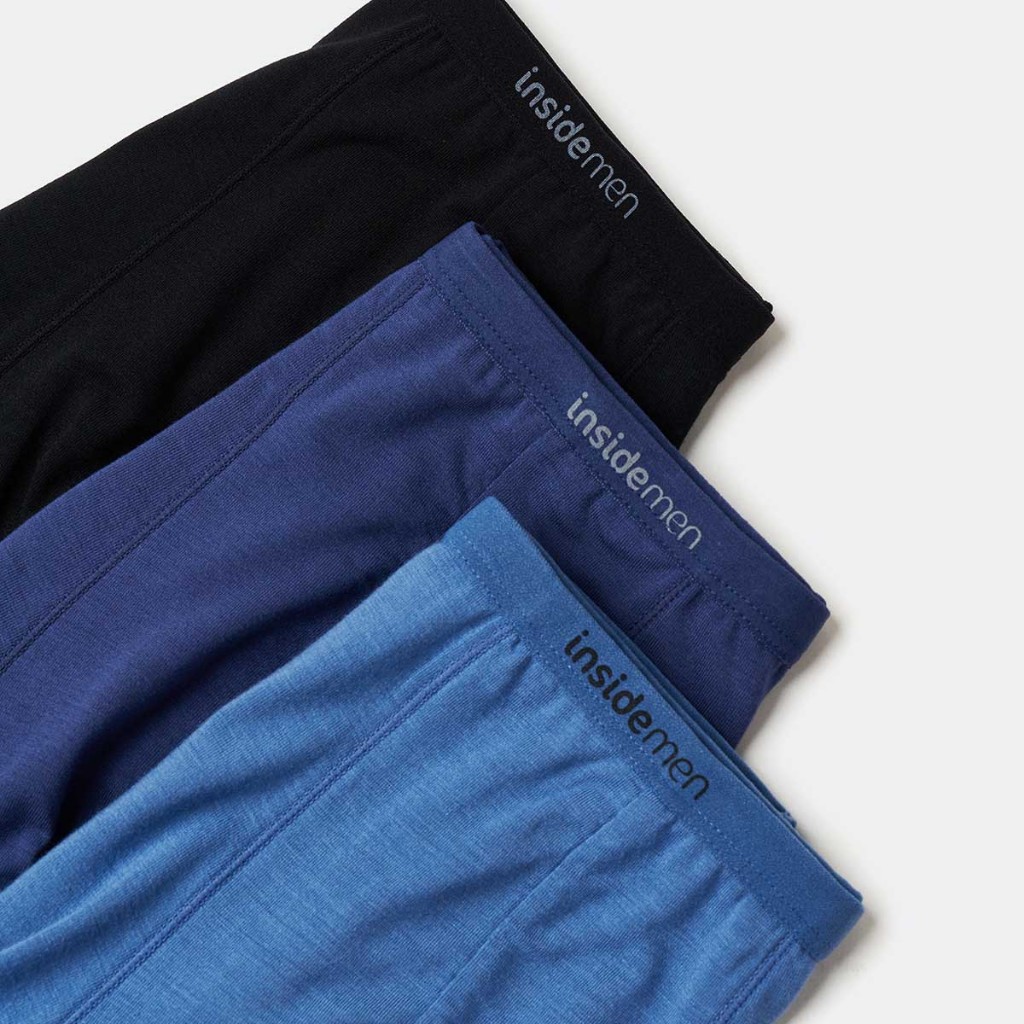 Quần lót boxer nam cao cấp INSIDEMEN cạp chun co giãn tiện lợi kháng khuẩn IBX006