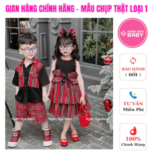 Set Đôi Bé Trai Bé Gái NOEL VÀ TẾT NGÂN NGA BABY, Bộ Đồ Thiết Kế Siêu Độc Lạ Và Xịn Mát