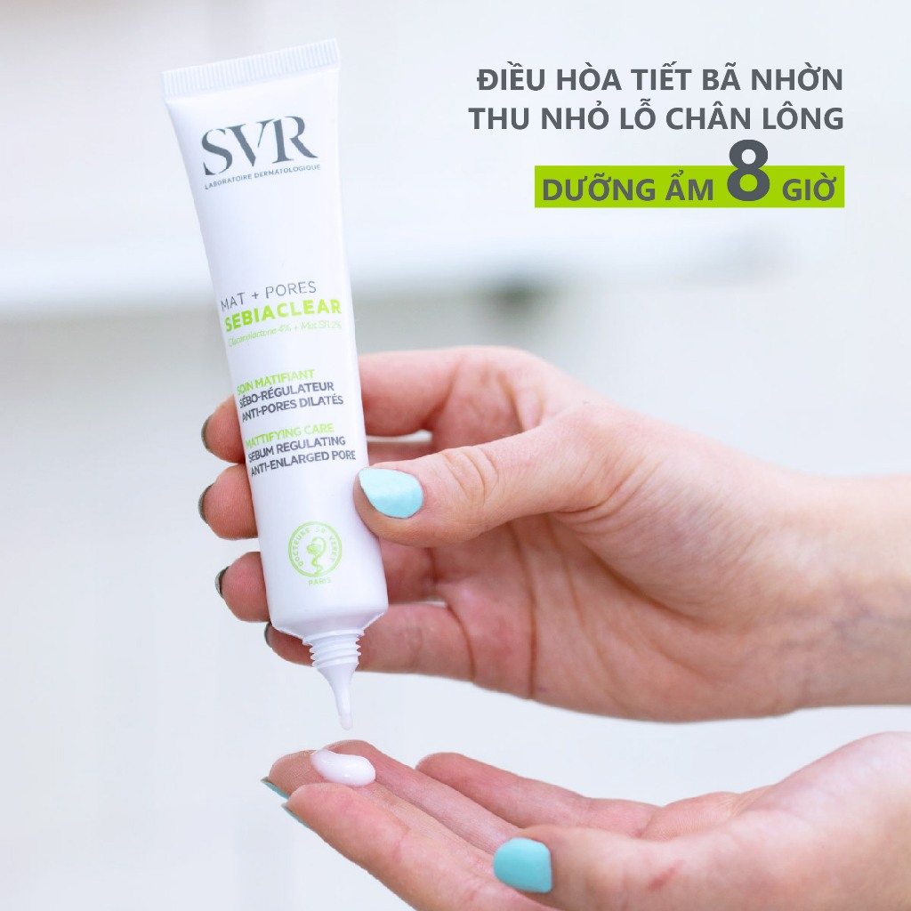 Ảnh Kem dưỡng SVR cho da dầu giảm mụn SVR Sebiaclear Mat+Pores 40ml 2
