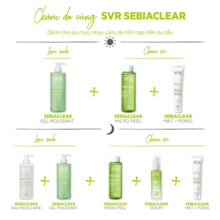 Kem dưỡng SVR cho da dầu giảm mụn SVR Sebiaclear Mat+Pores 40ml