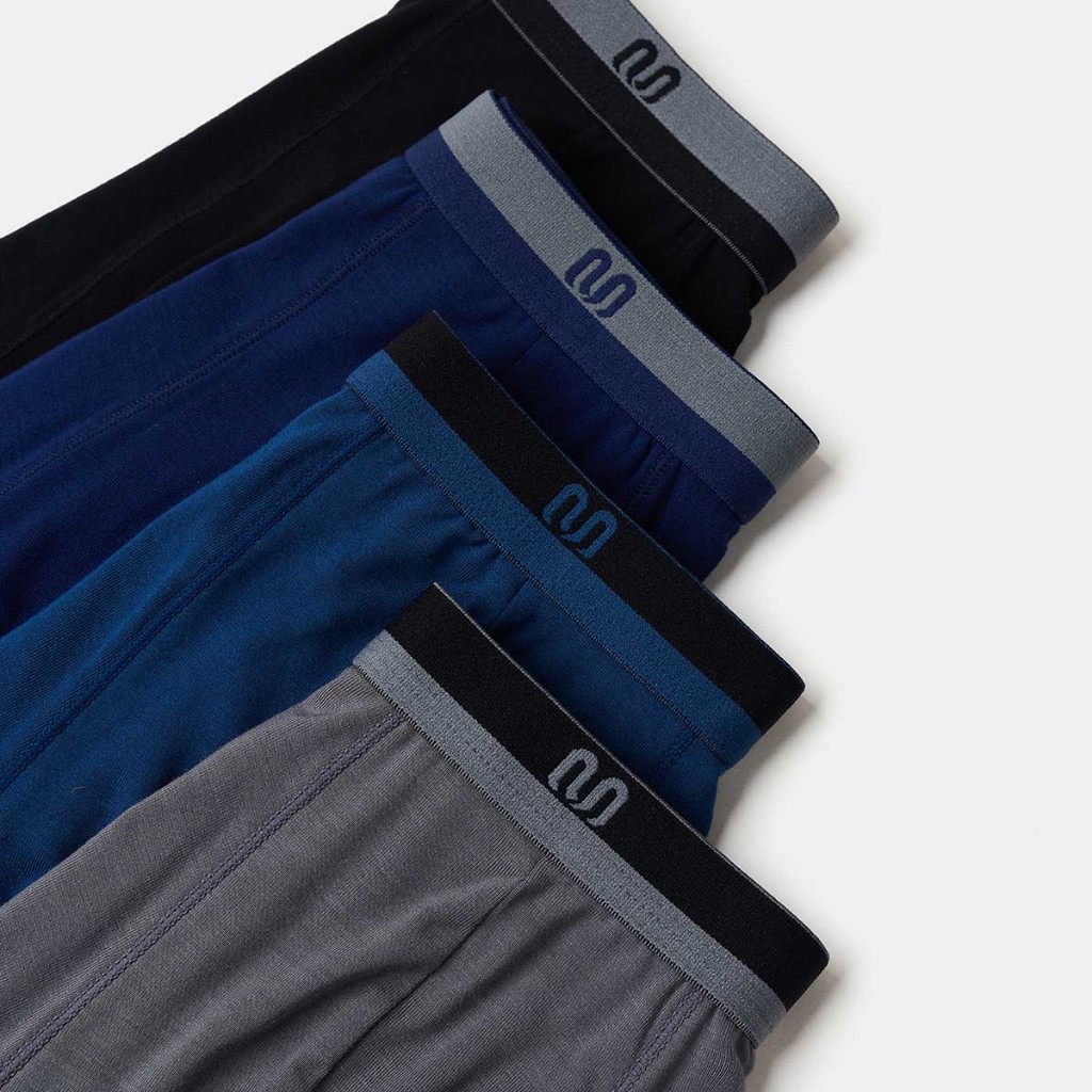 Quần Boxer nam INSIDEMEN chất liệu Bamboo kháng khuẩn tự nhiên thun lạnh cao cấp IBX004