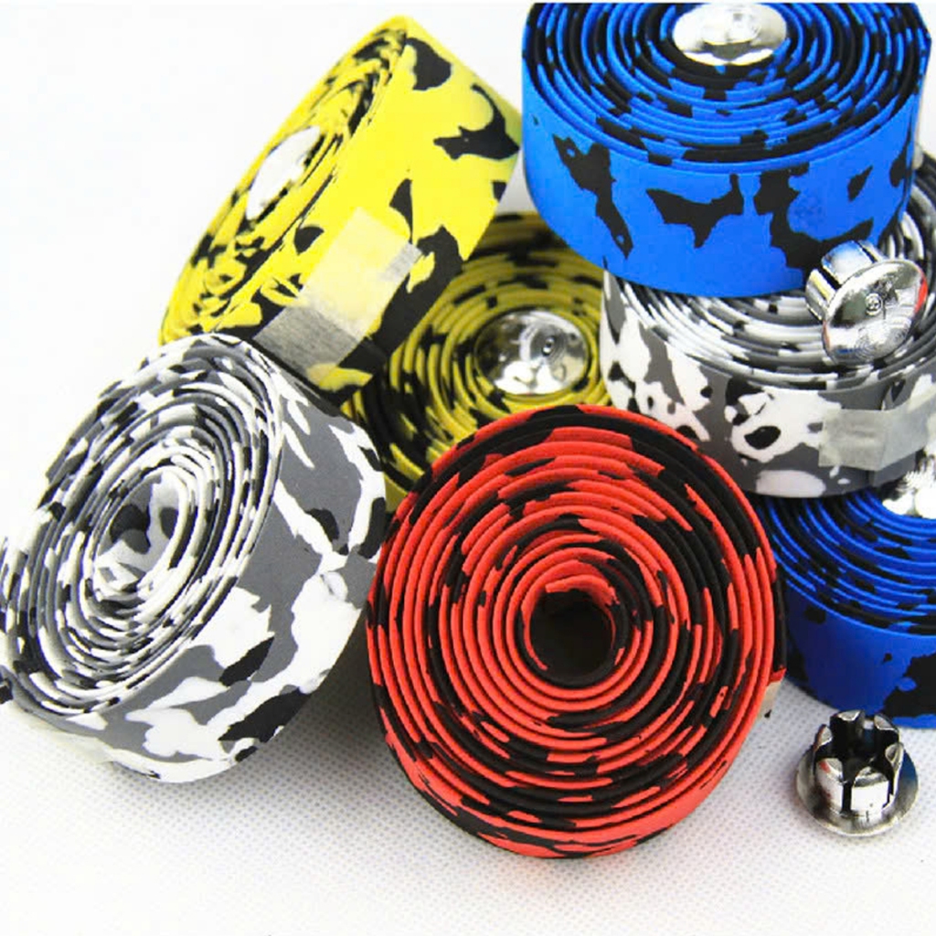 Ảnh Bộ 2 Dây Cuộn Băng Quấn Ghi Đông Xe Đạp Thể Thao Fixed Gear Single Speed Kèm 2 Nút Bịt Chuyên Dụng Chính Hãng Amalife 2
